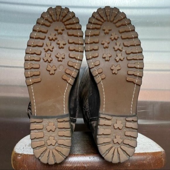 Freebird by Steven Bettle Battle Brown Distressed Leather Engineer Boot 7 - Picture 13 of 15